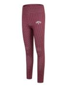 Converse High Rise Printed Leggings Burgundy Converse