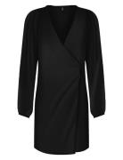 Onlalma Life Vis L/S Gina Dress Solid Black ONLY