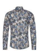 Aop Superflex Shirt L/S Blue Lindbergh