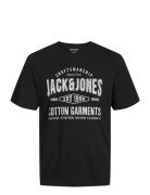 Jjjeans Tee Ss O-Neck Ln Black Jack & J S