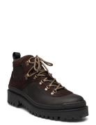 Boots - Flat - With Laces Brown ANGULUS