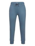 Cotton Jogger-Style Trousers Blue Mango