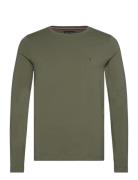 Stretch Slim Fit Long Sleeve Tee Green Tommy Hilfiger