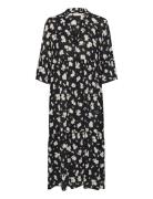 Kaamber Long Layer Dress Printed Black Kaffe