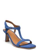 Sandals - Block Heels Blue ANGULUS