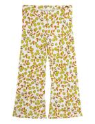 Flowers Aop Flared Trousers Patterned Mini Rodini