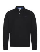 Reg Contrast Pique Ls Polo Black GANT