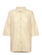 Moa Knitted Shirt Yellow Malina