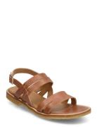 Sandals - Flat - Open Toe - Op Brown ANGULUS