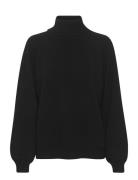 Manzigz Wool Rollneck Noos Black Gestuz