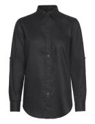 Tissue Linen-Shirt Black Lauren Ralph Lauren