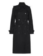 Water-Repellent Belted Twill Trench Coat Black Lauren Ralph Lauren