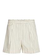 Striped Pleated Short Cream Lauren Ralph Lauren