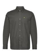 Plain Flannel Shirt Grey Lyle & Scott