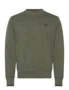 Crew Neck Sweatshirt Green Fred Perry