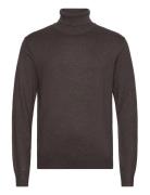 Mélange Roll Neck Knit Brown Lindbergh