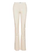 Patent Faux Leather Pants Cream MSGM