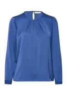 Dotaiw Pleat Blouse Blue InWear