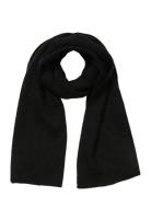 Slfmaline Lano Knit Scarf Noos Black Selected Femme