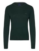 Superfine Lambswool Crew Green GANT