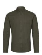 Mouliné Stretch Shirt L/S Khaki Lindbergh