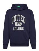 Sweater W/Hood Navy United Colors Of Benetton