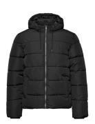 Onsmelvin Life Quilt Hood Jacket Otw Vd Black ONLY & SONS