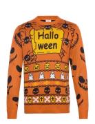 Halloween Spider O-Neck Sweat Orange Lindbergh