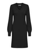 Onlkatia Ls V-Neck Dress Nca Knt Black ONLY