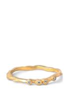 Lily Ring Gold Enamel Copenhagen