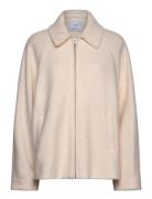 Pocketed Wool-Blend Jacket Cream Mango