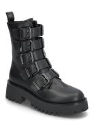 Director Biker Boots Black Steve Madden