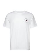 Roundle Logo Chest Tee White Tommy Hilfiger