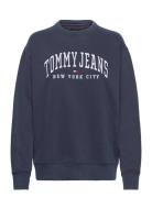 Tjw Rlx Varsity Crew Navy Tommy Jeans