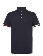 Flag Cuff Slim Fit Polo Navy Tommy Hilfiger