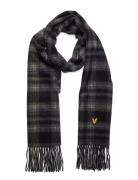 Tartan Cashmere Scarf Grey Lyle & Scott