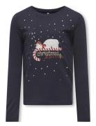 Kogxmas Life Yrsa Life Reg L/S Top Jrs Navy Kids Only