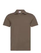 Stretch Cotton Polo T-Shirt Brown Filippa K