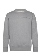 Printed Graphic C-Neck Sweat Grey GANT