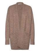 Long Knit Cardigan Brown Rosemunde