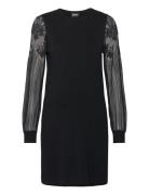 Olmviktoria L/S Lace Dress Ex Knt Black Only Maternity