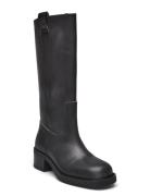 Sajan Leather Boots Black ALOHAS