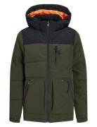 Jjeotto Puffer Jacket Sn Jnr Green Jack & J S