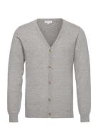 Man V Cardigan Grey Davida Cashmere