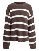 Stripe Knit Brown Hound