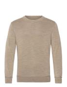 Plain Sunfaded Cotton C-Neck Beige GANT