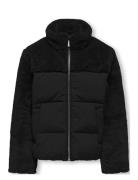 Kogwanja Fur Puffer Mix Coat Otw Black Kids Only