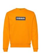 Box Logo Sweatshirt Orange Napapijri