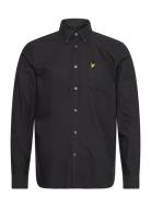 Plain Oxford Shirt Black Lyle & Scott