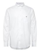 Reg H Ycomb Texture Shirt White GANT